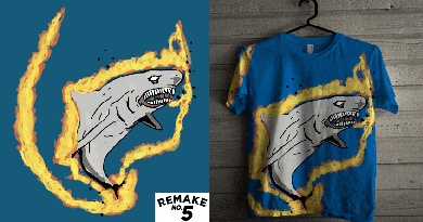 Burning Shark
