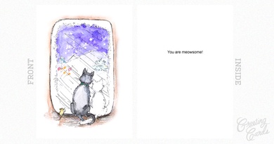 Cats in love