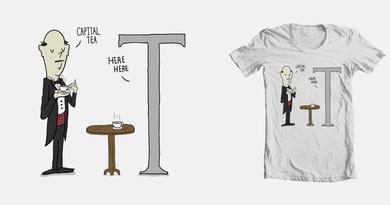 Capital Tea with a T on your Tee