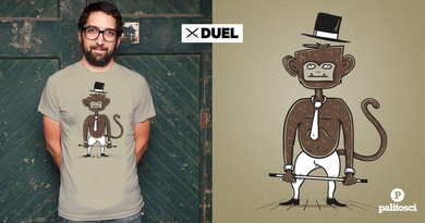 A fu*king tap dancing monkey