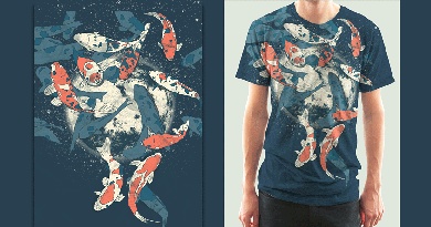 Koi's from the moon