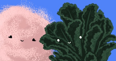 Kale + Cotton Candy 