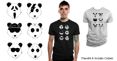 The many faces of panda bear