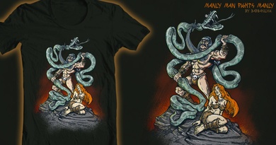 MANLY MAN FIGHTS MANLY!