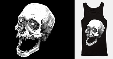 The skulls have eyes