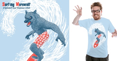 Surfing Werewolf