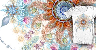 jellyfish mandala