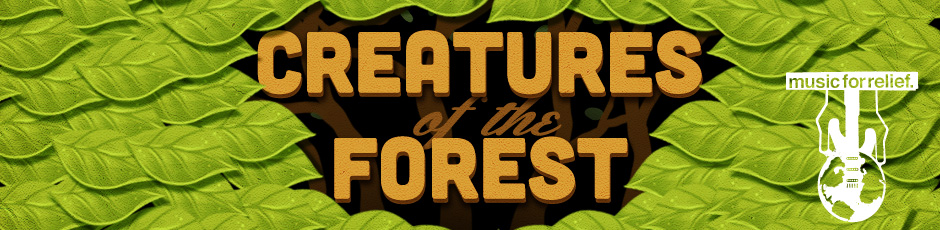 Concurso de diseño para Music for Relief Creaturesoftheforest_mainbanner_1