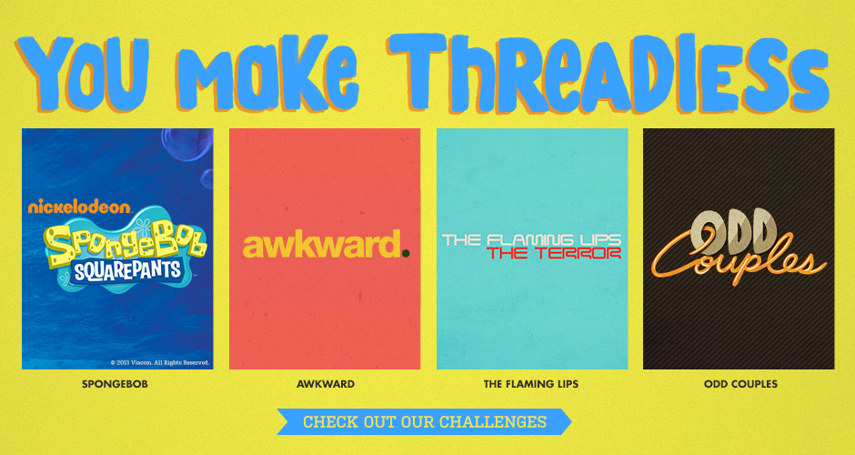 Submit to Threadless Design Challenges