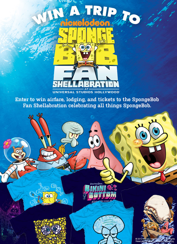 SpongeBob Fan Shellabration - Sept 7-8 - Universal Studios Hollywood ...