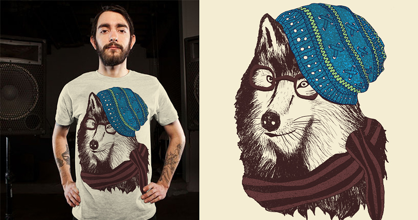 Winter City Wolf