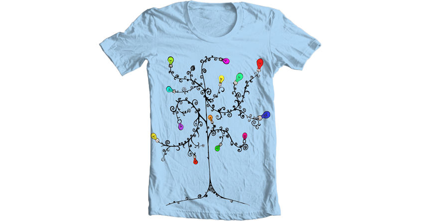 lightbulb tree