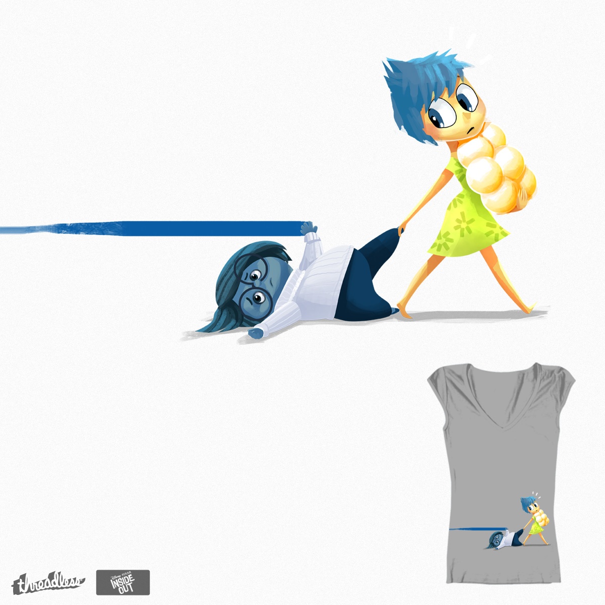 blue streak, a cool t-shirt design