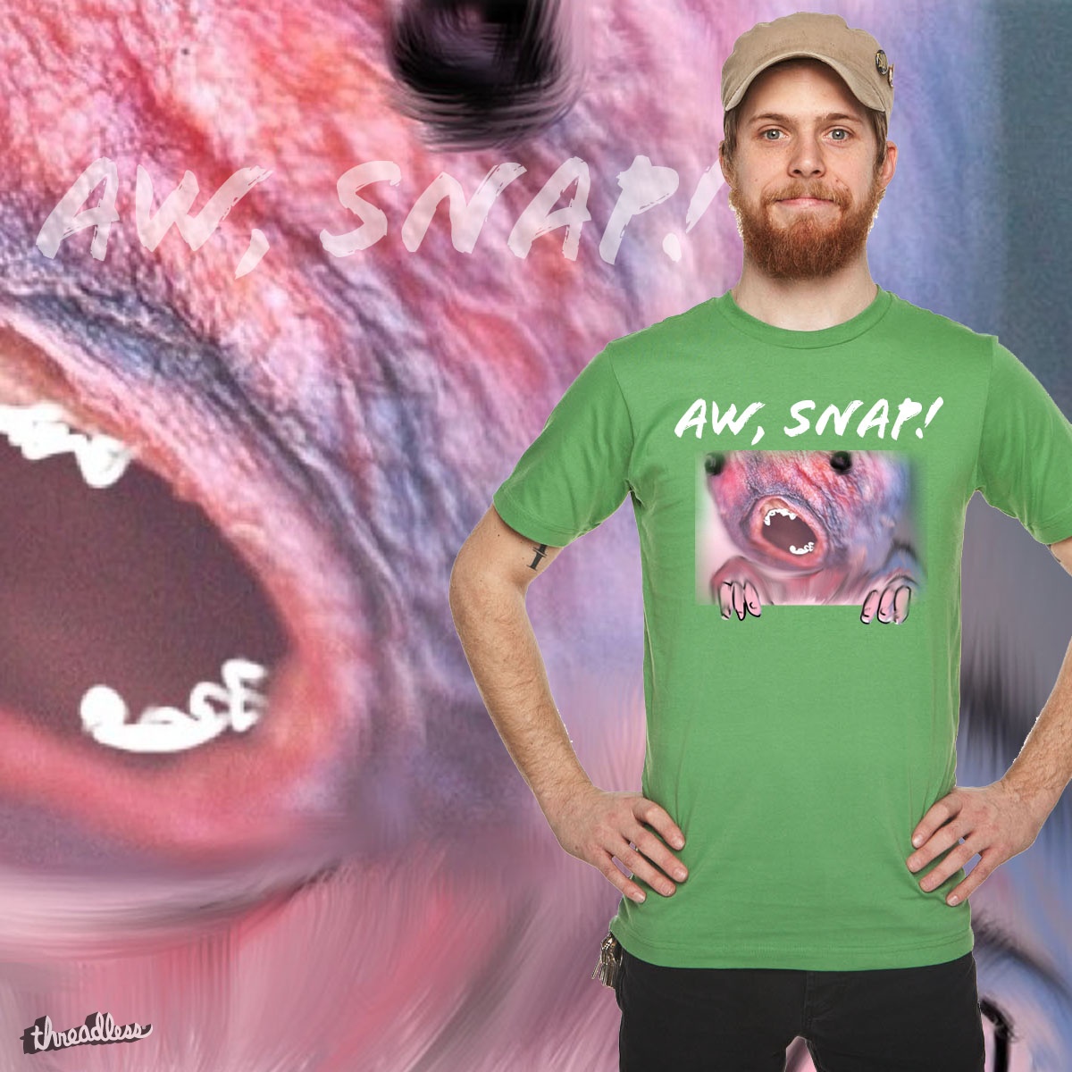 Aw, Snap!, a cool t-shirt design