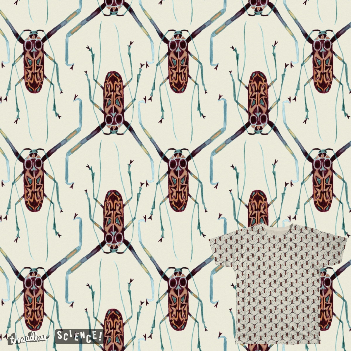 Harlequin Beetle Pattern, a cool t-shirt design