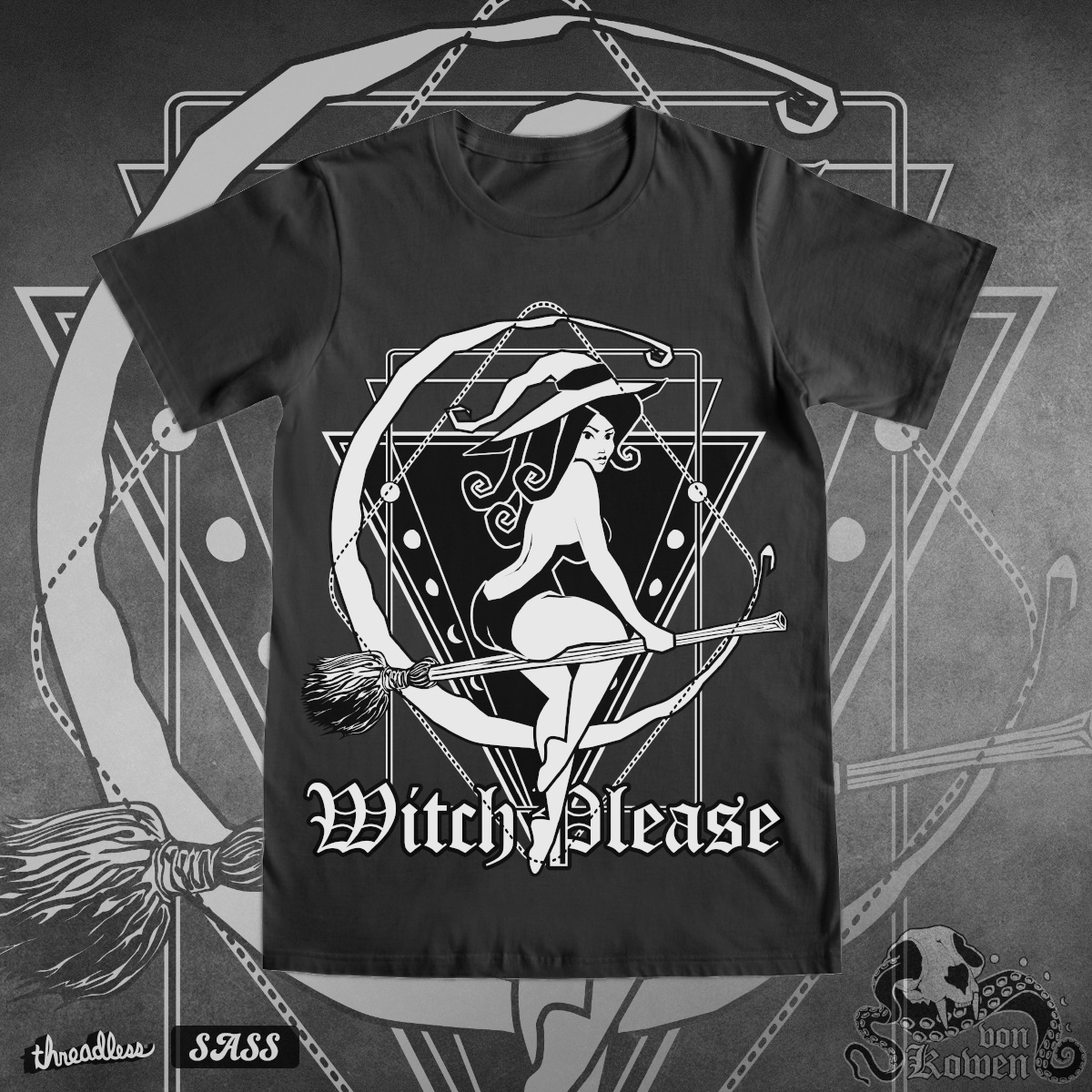 Witch Please, a cool t-shirt design