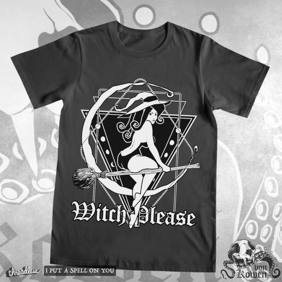 Witch Please, a cool t-shirt design